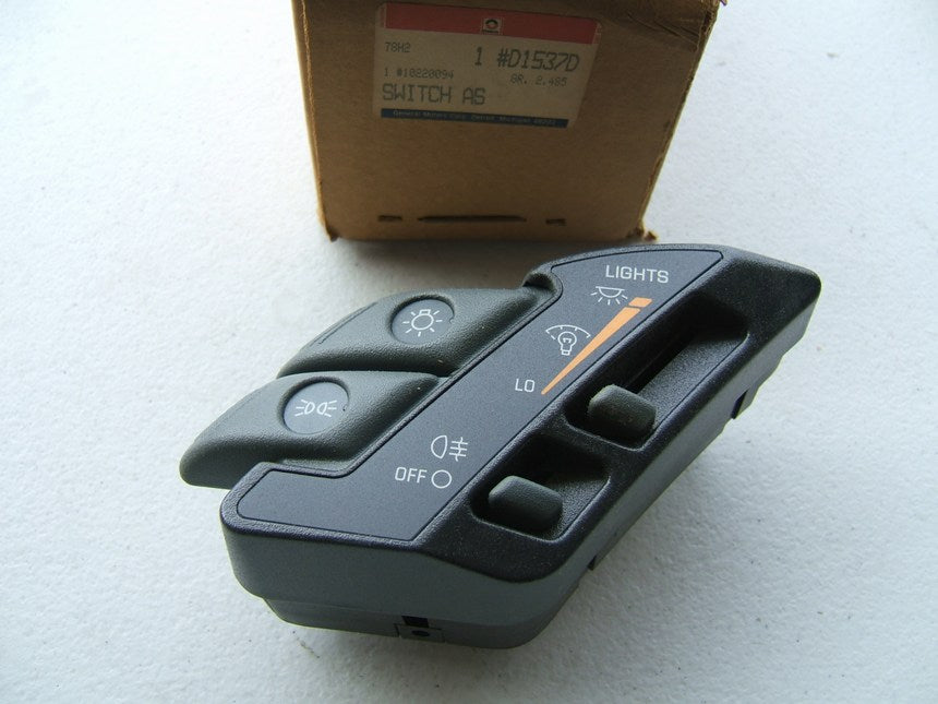NOS OEM Acdelco D1537D Headlight Switch For 1992-1993 Pontiac Trans Sport