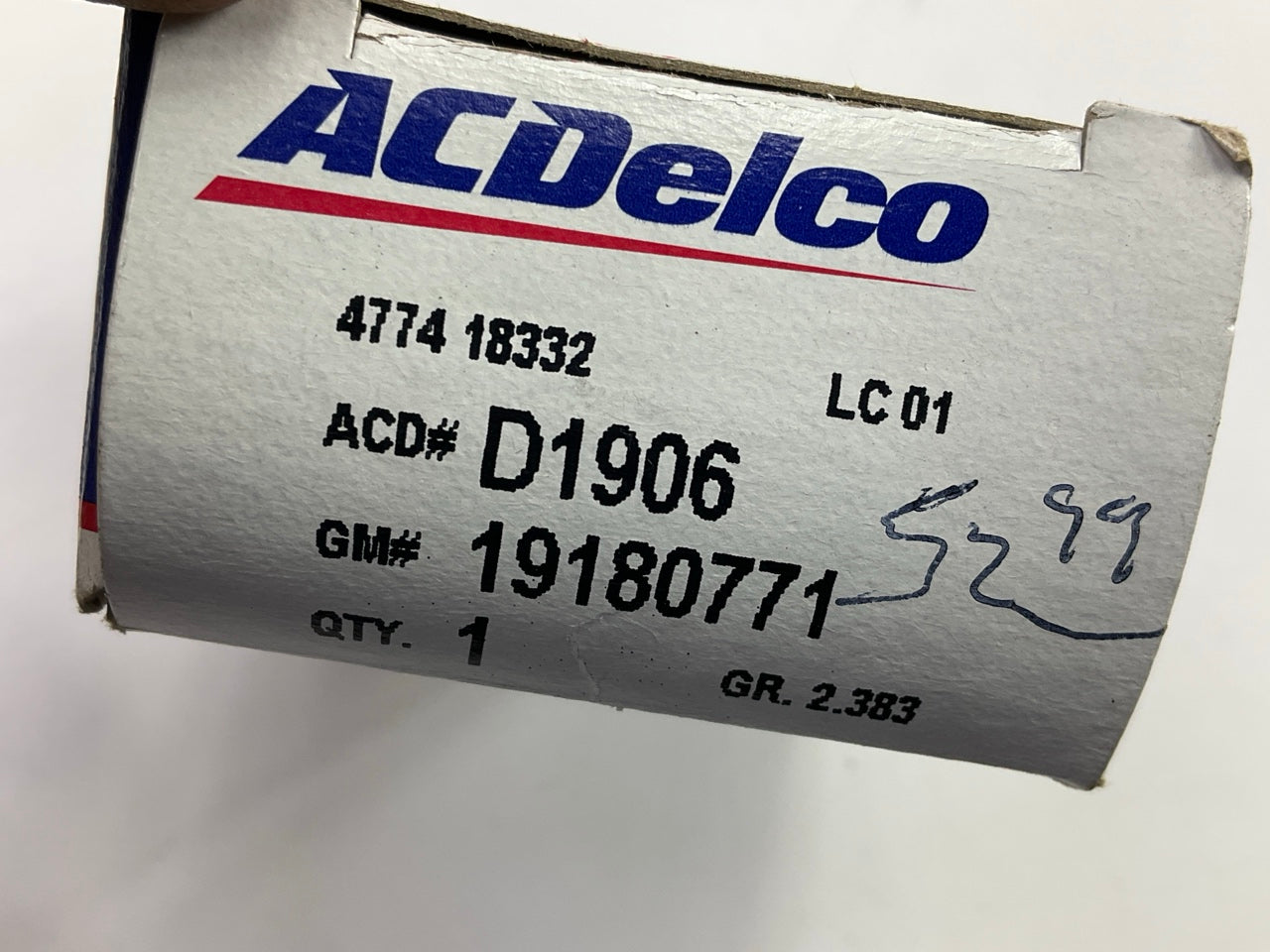 Acdelco D1906 Ignition Control Module Ignitor - DR100 10482820 LX-301 CBE4