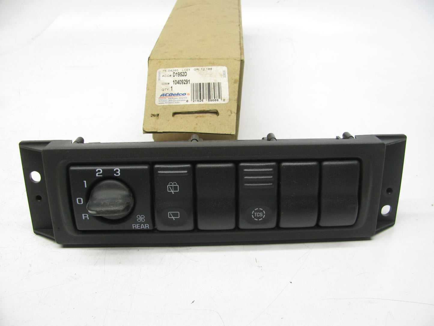 Acdelco D1952D REAR A/C Blower Climate Control Switch For 2000-03 Chevy Venture