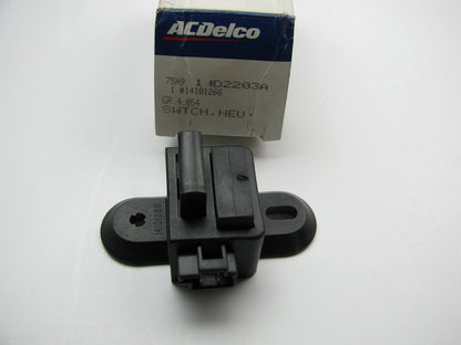 NOS OEM Acdelco D2203A Neutral Safety Switch (Manual Transmission Clutch Pedal)