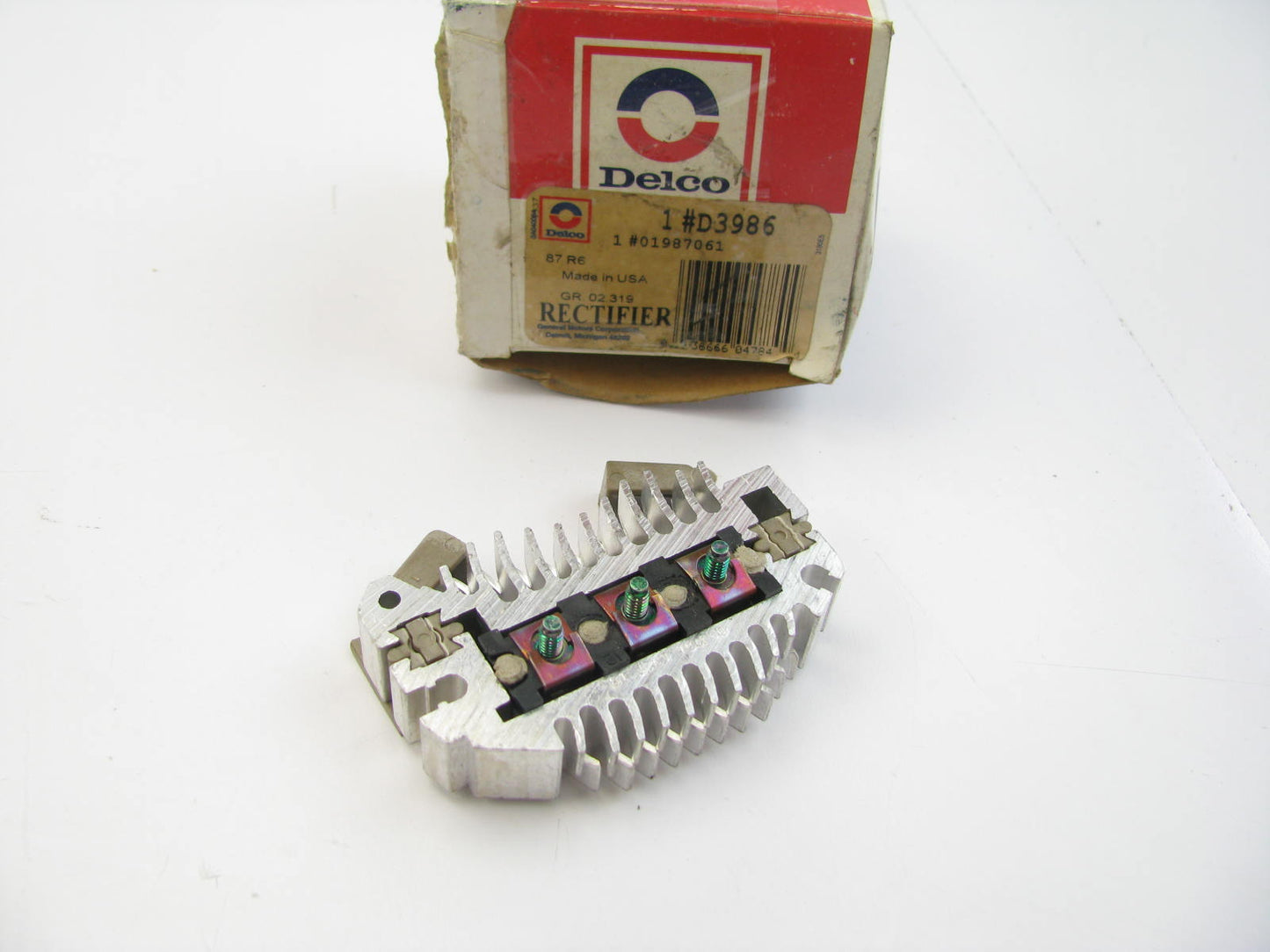Acdelco D3986 Alternator Rectifier Set  For Series 94A IR/EF Alternators - 01987
