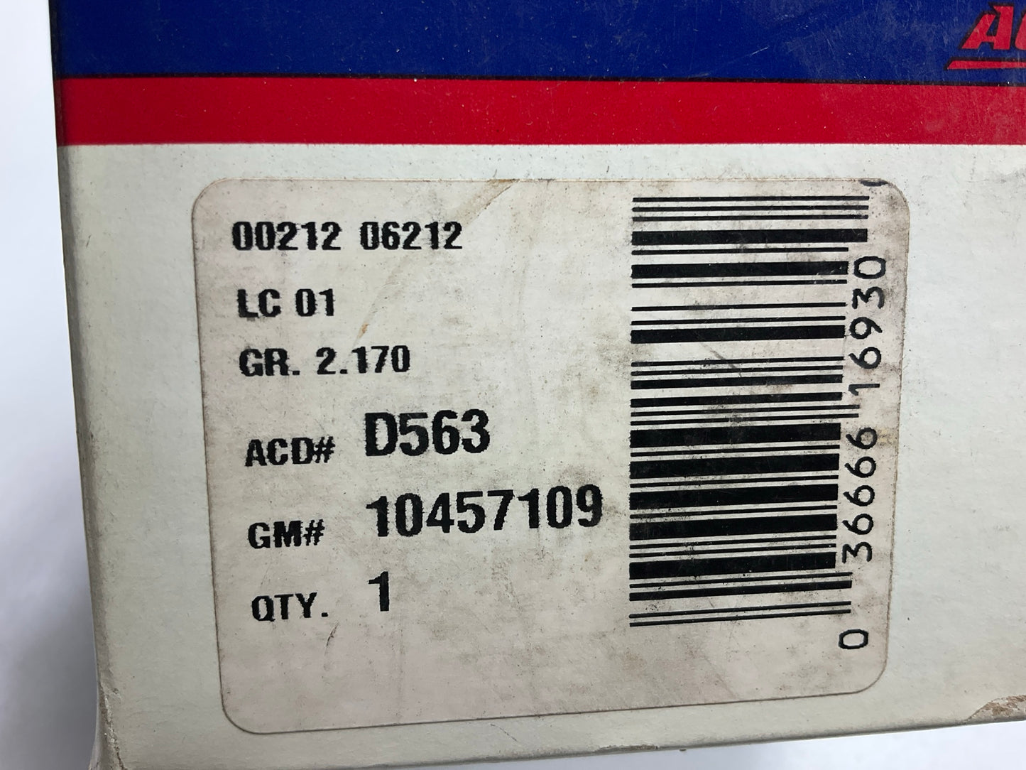Acdelco D563 Ignition Coil OEM GM 10457109