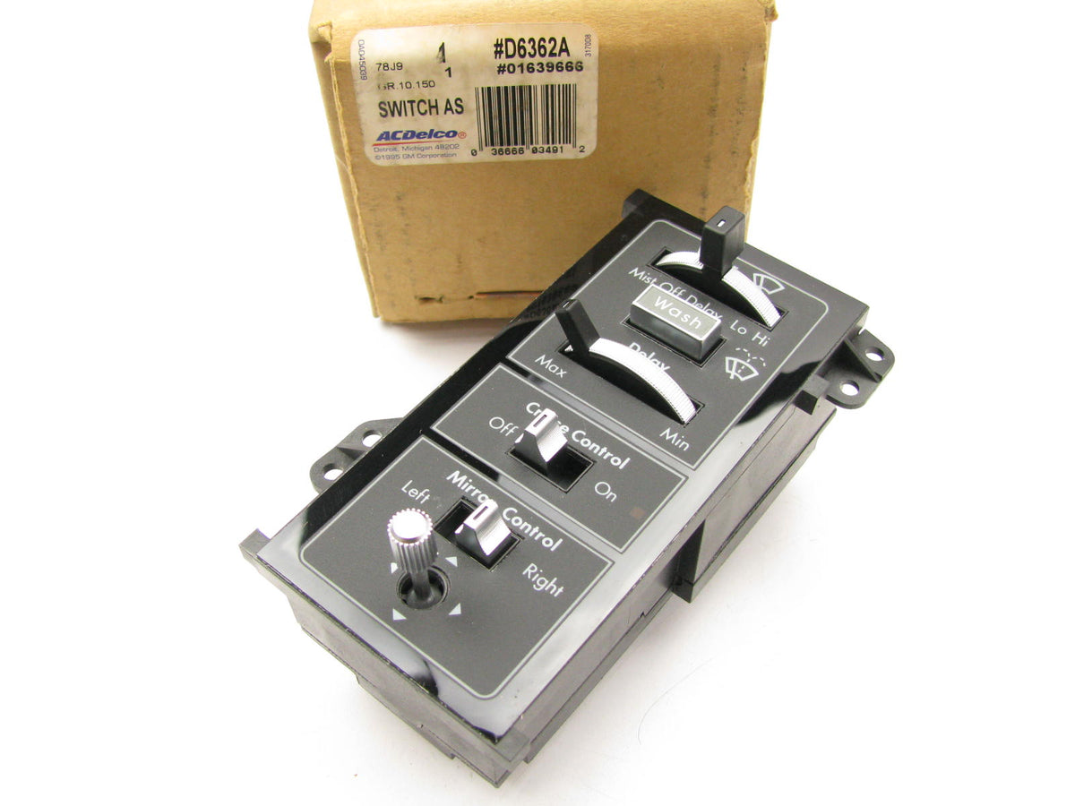 ACDelco D6362A Delay Wiper Cruise Control Mirror Switch 86-88 Eldorado, Seville