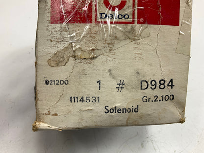 Acdelco D984 Starter Solenoid