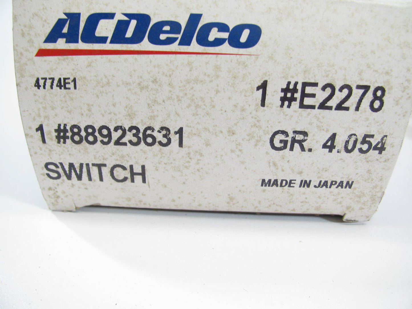 Acdelco E2278 Automatic Transmission Neutral Safety Switch For 1983 Honda Accord