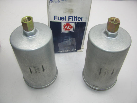 (2) Acdelco GF767 Fuel Filter Replaces 33291 F63177 G6333 GF189 86291 G6398