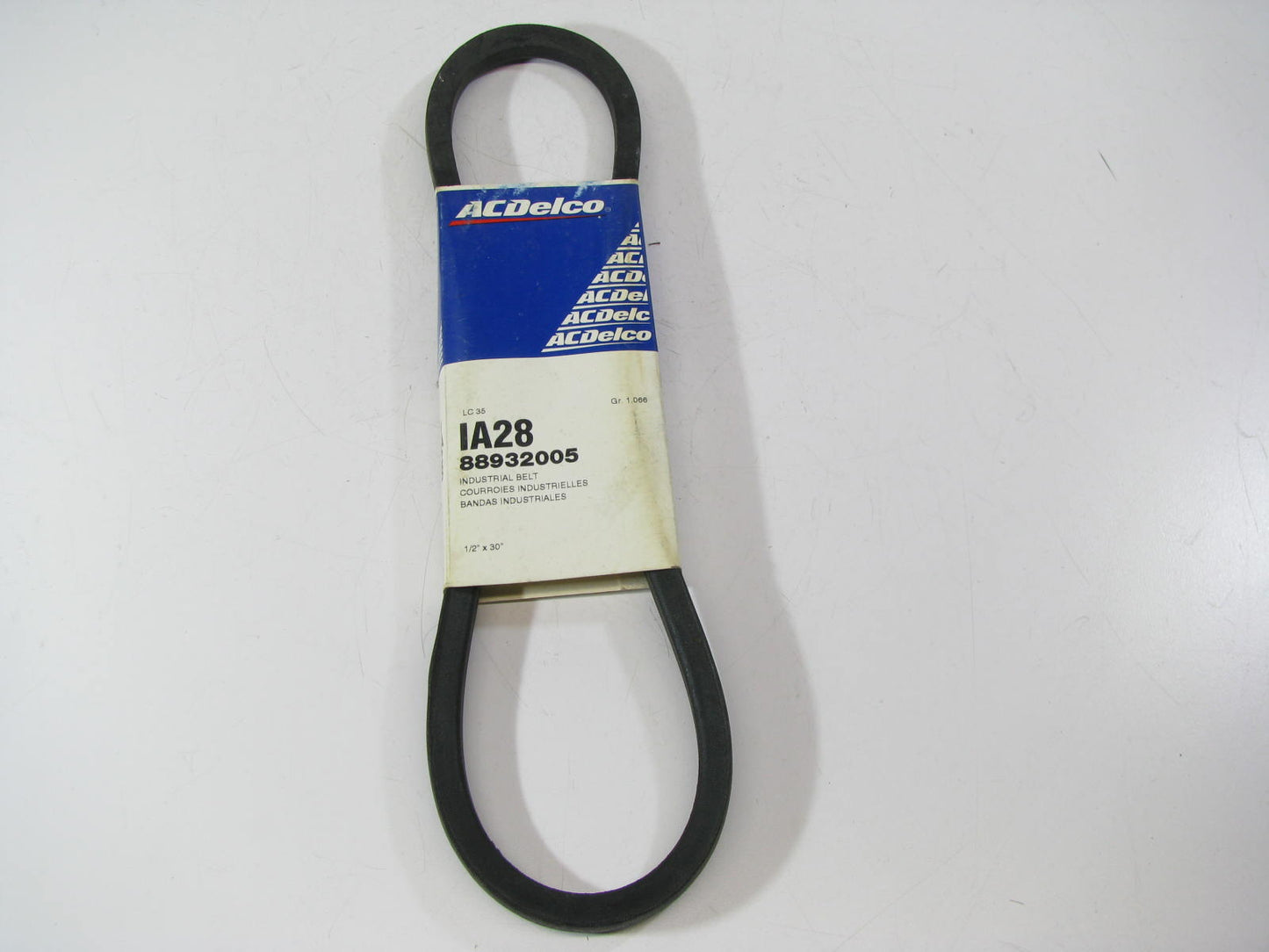 Acdelco IA28 Industrial Accessory Drive Belt - 1/2'' X 30''