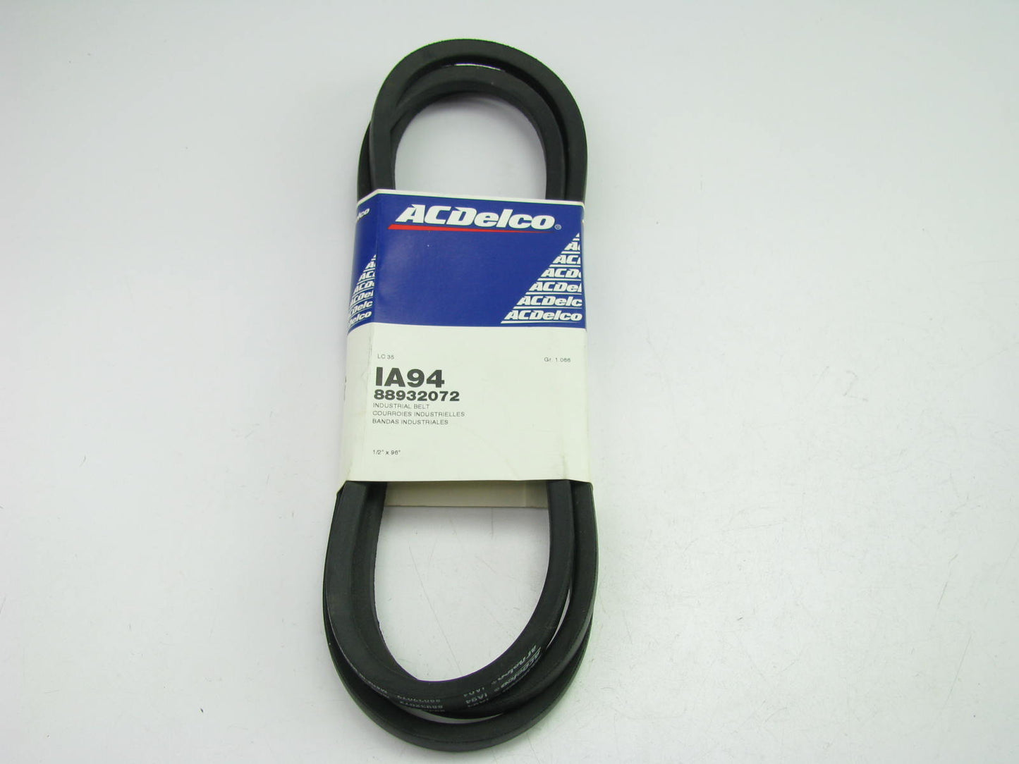 Acdelco IA94 / 88932072 Accessory Drive Belt - 1/2'' X 96''