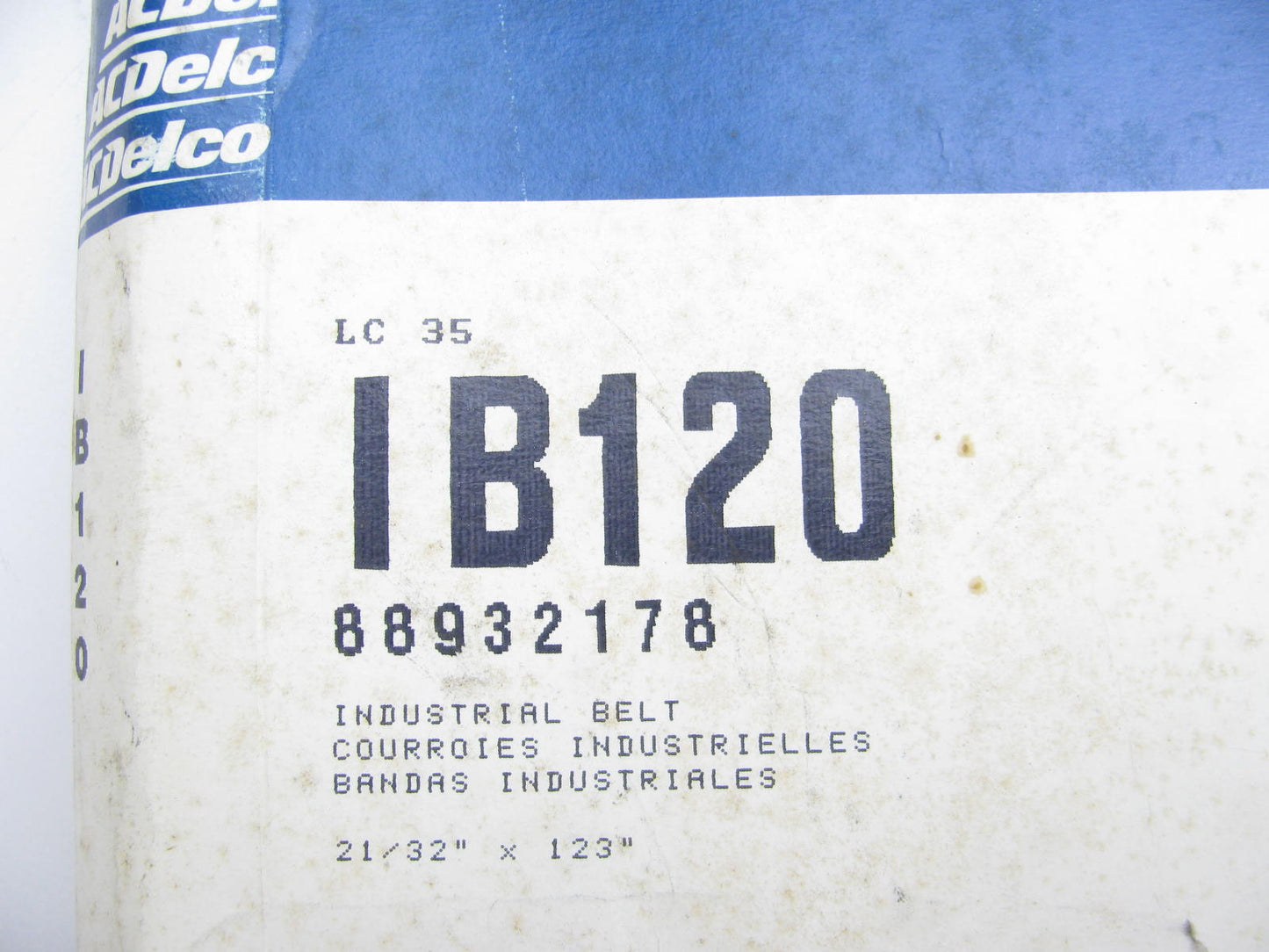 Acdelco IB120 Industrial Accessory Drive Belt - 21/32'' X 123''