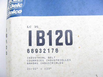 Acdelco IB120 Industrial Accessory Drive Belt - 21/32'' X 123''