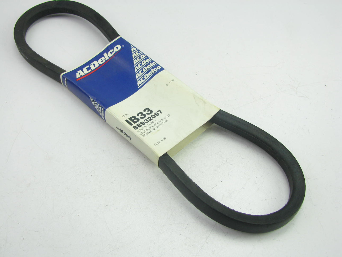 Acdelco IB33 / 88932097 Industrial Accessory Drive Belt - 21/32'' X 36''