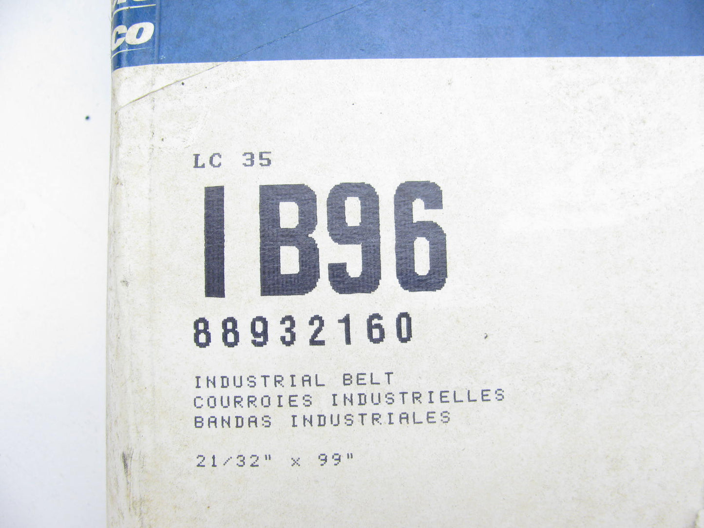 Acdelco IB96 Industrial Accessory Drive Belt - 5/8'' X 99''