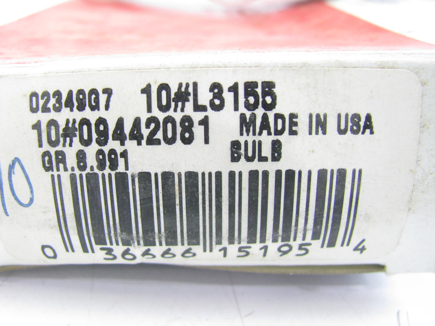 (10) Acdelco L3155 Center High Mount Stop Light Bulb - 3155