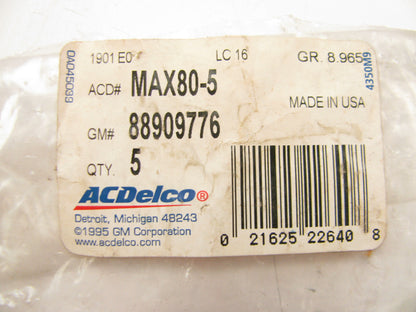 (5) Acdelco MAX80 Fuse 80 AMP MAX-80