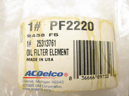 (4) Acdelco PF2220 Hydraulic Oil Filters Replaces: 1R-0735 P550523 51204 H40144