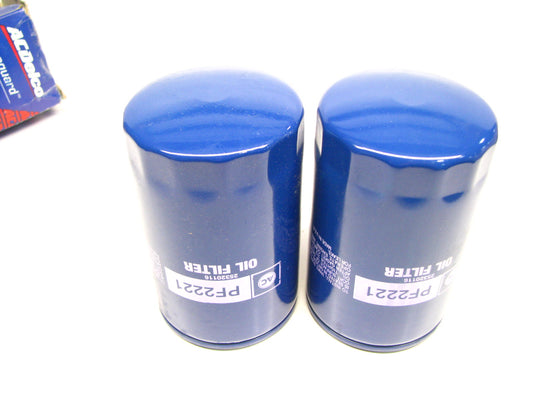 (2) Acdelco PF2221 Engine Oil Filters Replaces FD8316, PH8316, 51315