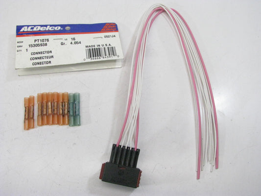 Acdelco PT1076 Fuel Injector Pigtail Pig Tail Wire Connector 15305938