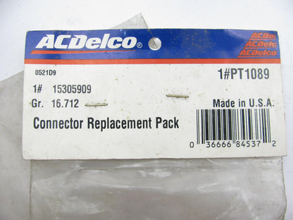 Acdelco PT1089 SRS Wiring Harness Connector Pigtail - OEM GM 15305909