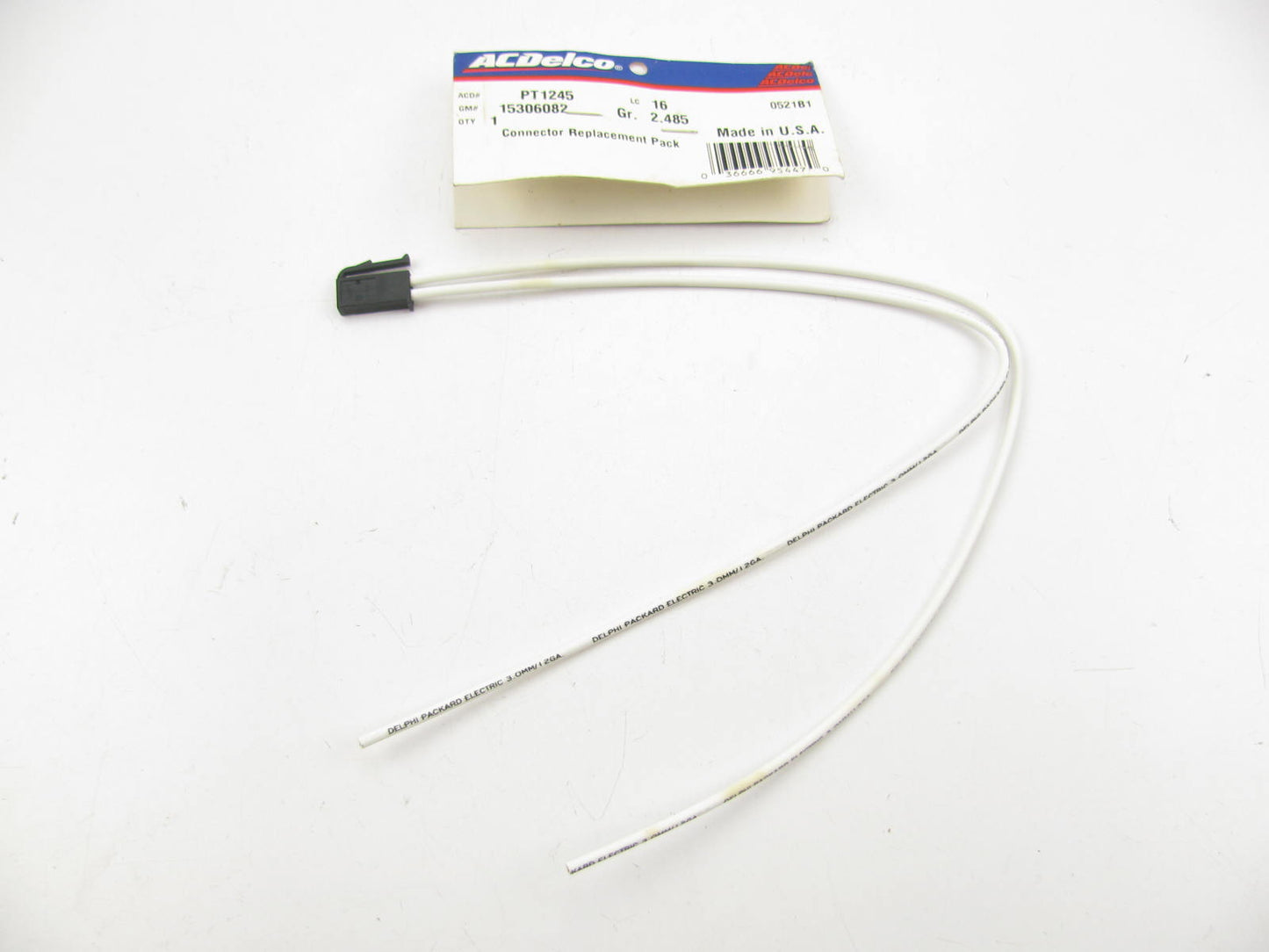 NEW GENUINE OEM Acdelco PT1245 Power Antenna Wiring Harness Connector 15306082