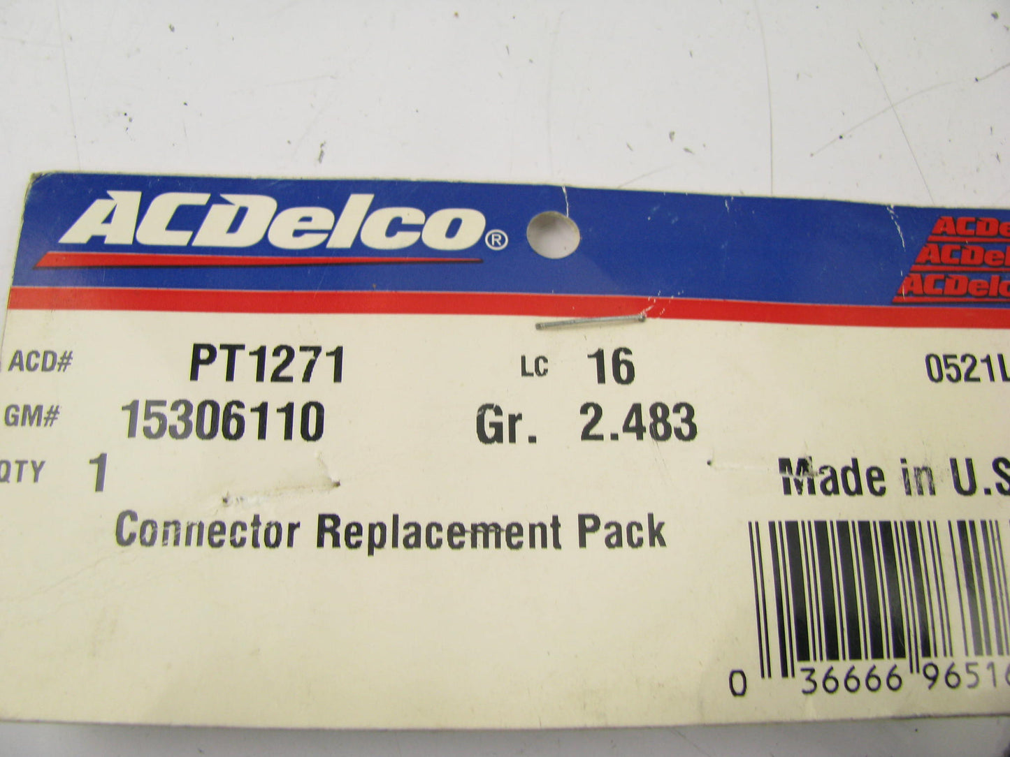Acdelco PT1271 Engine Wiring Harness Connector - 15306110