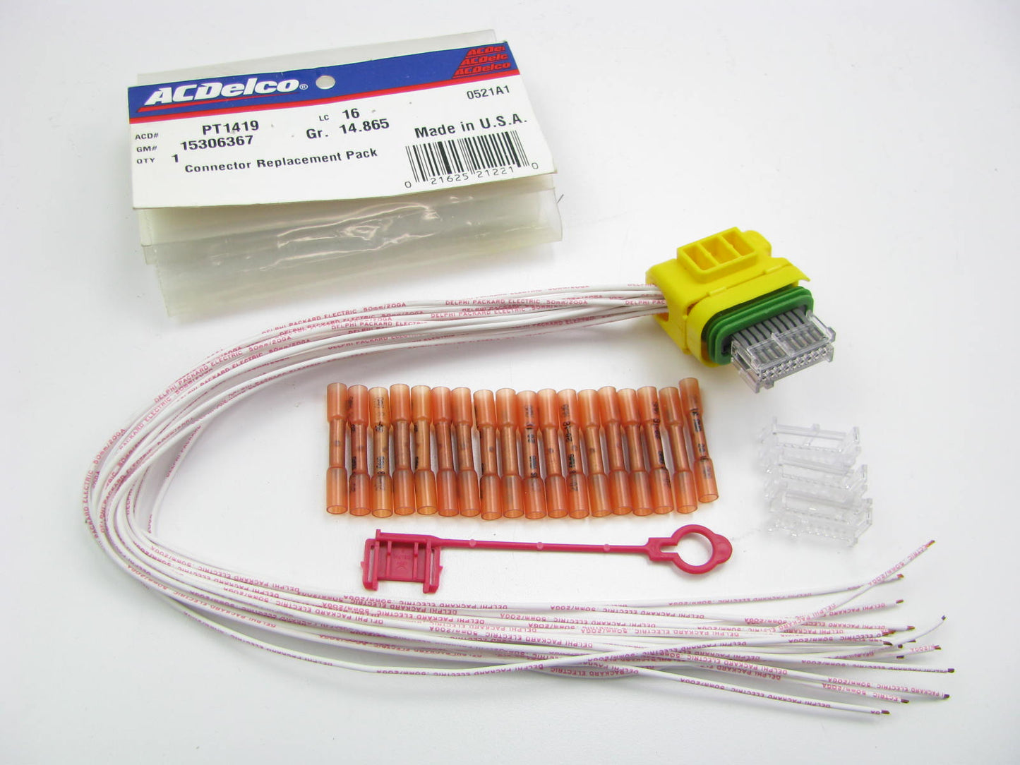 NEW Acdelco PT1419 ABS Wheel Speed Sensor Pigtail Connector