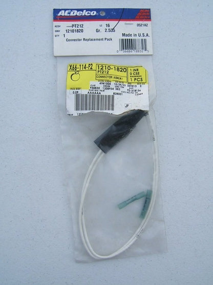 Acdelco PT212 Multi-Use Pigtail Wire Harness Connector GM # 12101820