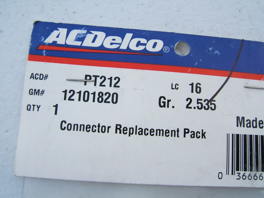 ACDelco GM OE/GM Genuine Parts PT212 -Multi-Use Pigtail  Connector