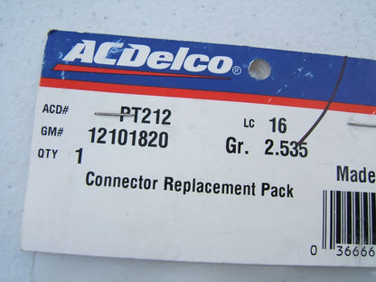 ACDelco GM OE/GM Genuine Parts PT212 -Multi-Use Pigtail  Connector