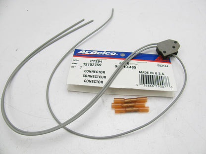 NEW GENUINE Acdelco PT294 Multi-Purpose 3 Way F Connector W/ Leads