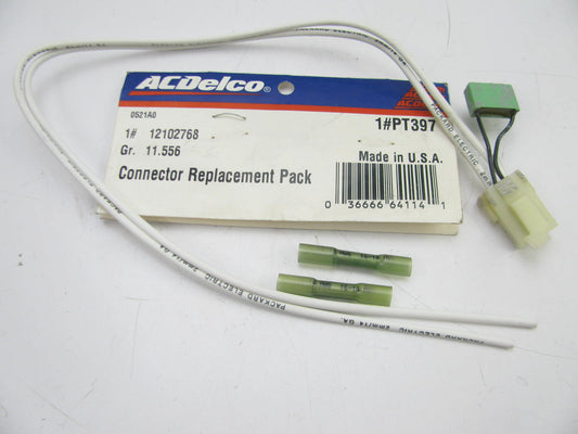 Acdelco PT397 Power Seat Horizontal Adjuster Motor Connector 2-Way Wire Harness