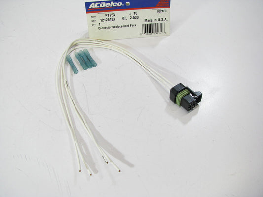 Acdelco PT753 Fuel Tank Harness Wire Connector Pigtail - 12126483