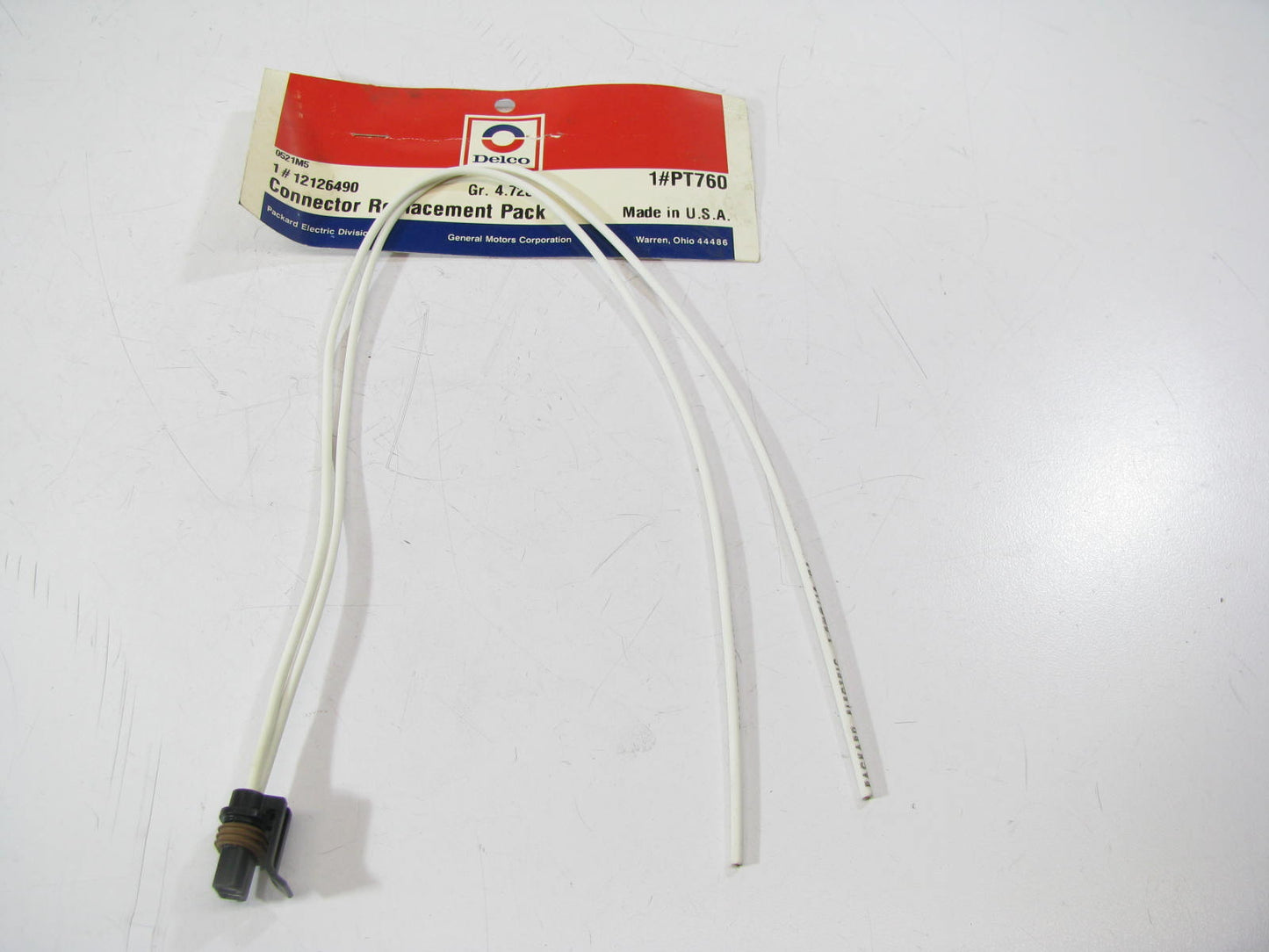Acdelco PT760 Air Suspension Solenoid Connector - 12126490 PT1036