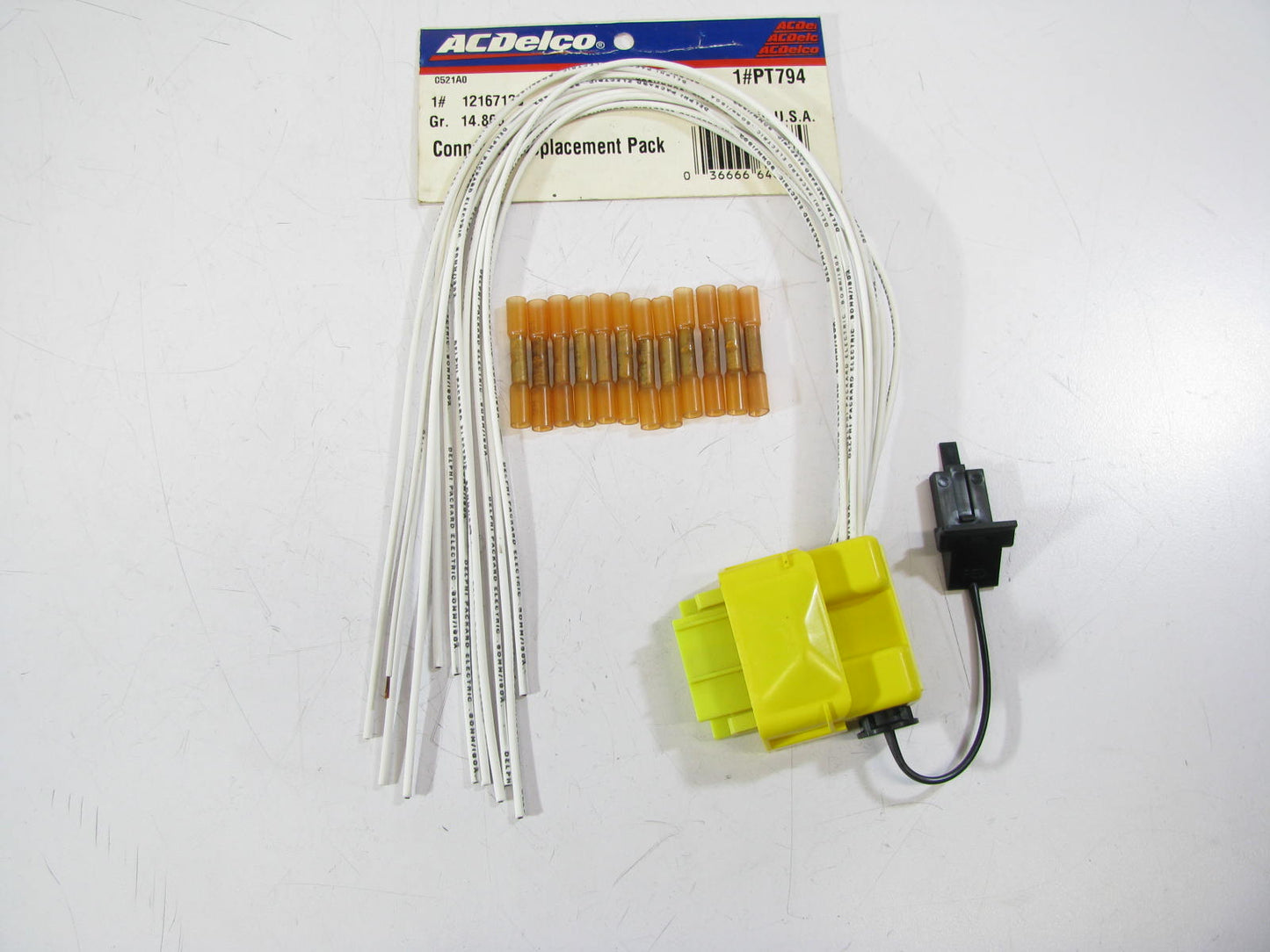 Acdelco PT794 SRS Pigtail Connector Harness For 1996-1999 Buick Riviera