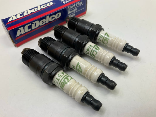 (4) Acdelco R43TS6 Spark Plugs