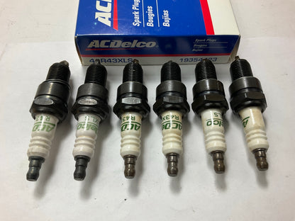 (6) ACDelco R43XLS Spark Plugs