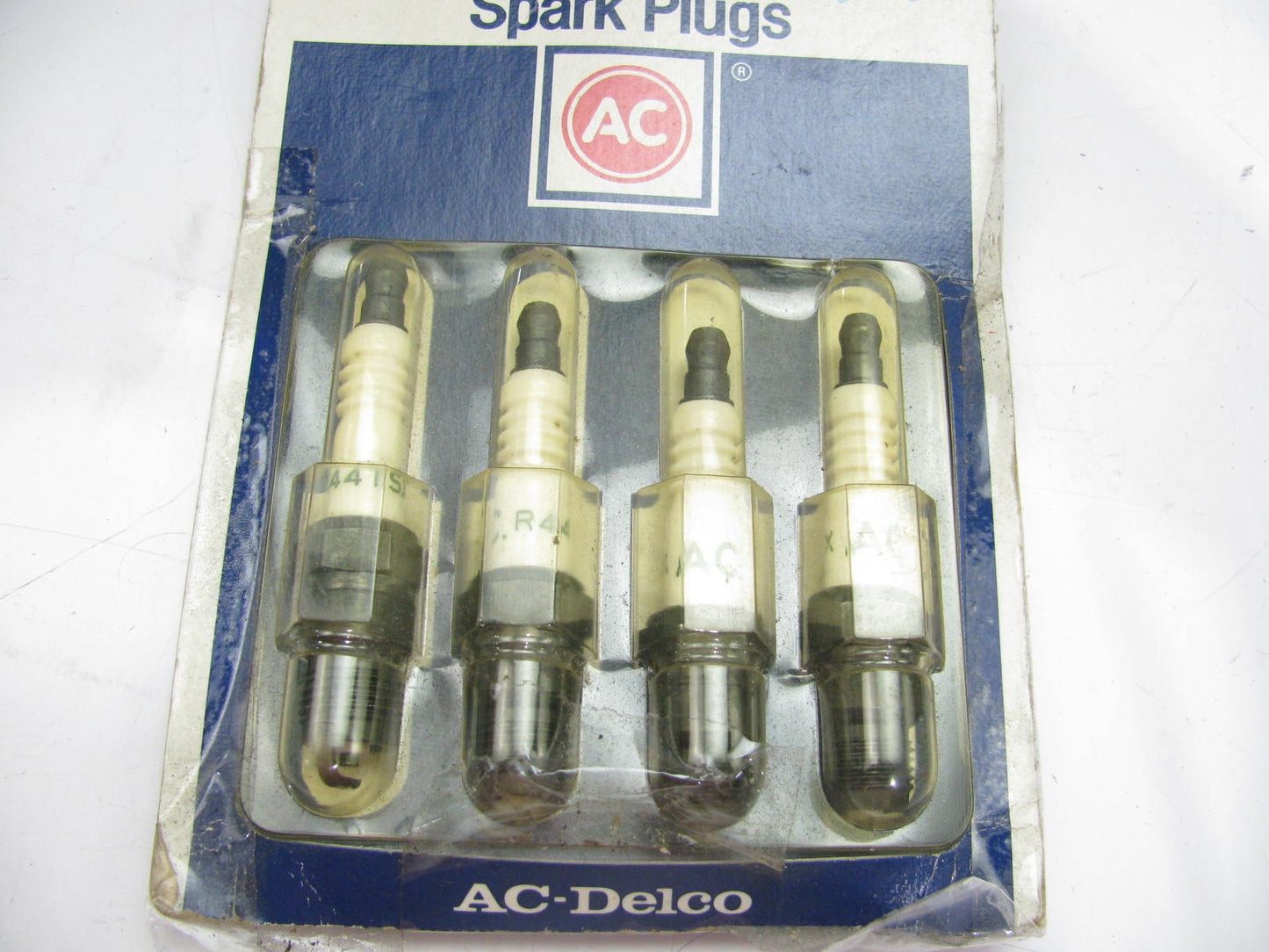 (4) Acdelco R44TSX AC Ignition Spark Plugs - 5614370