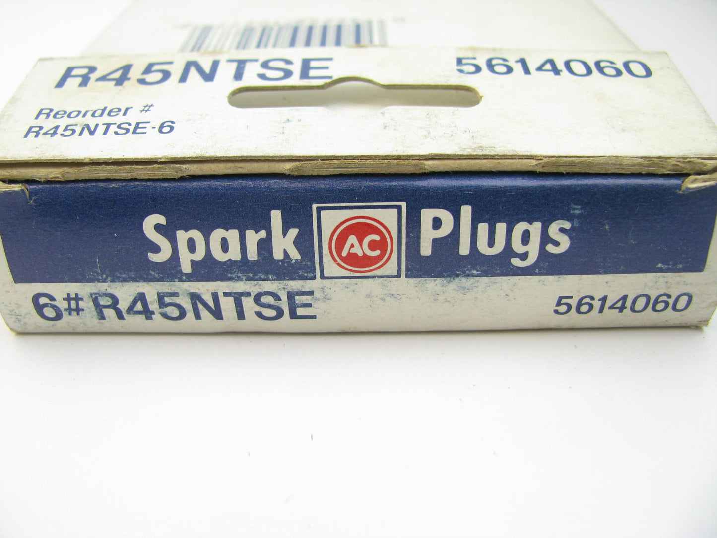 (6) Acdelco R45NTSE Green Stripe Copper Resistor Spark Plugs - GM# 5614060