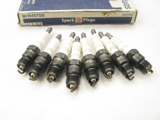 (8) Acdelco R45TS8 OEM GM Spark Plugs Replaces: 966 HR10BCZ RV15YC6 5028