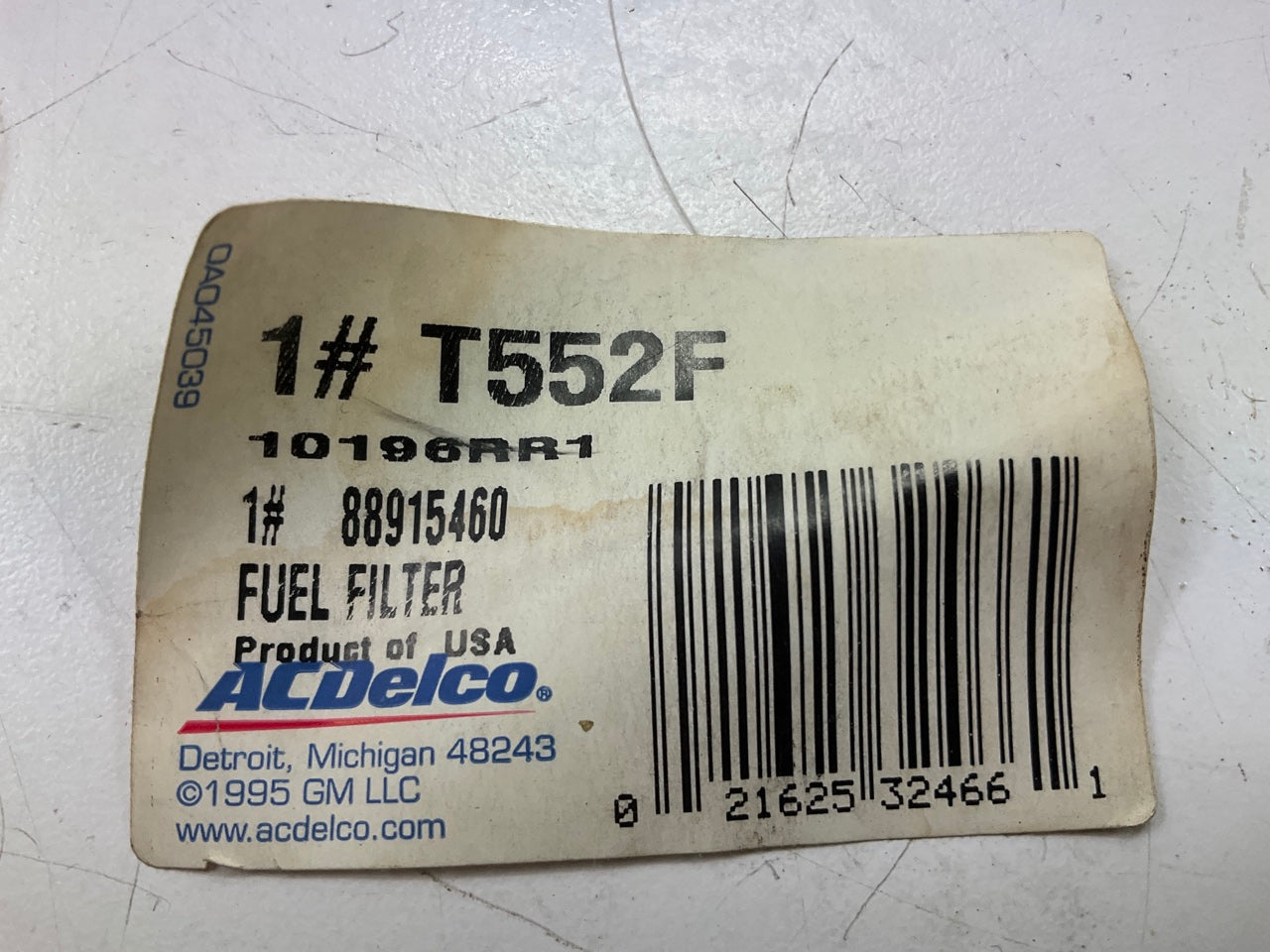 (2) Acdelco T552F Fuel Filter Replaces C1169 PF845 33552 86552