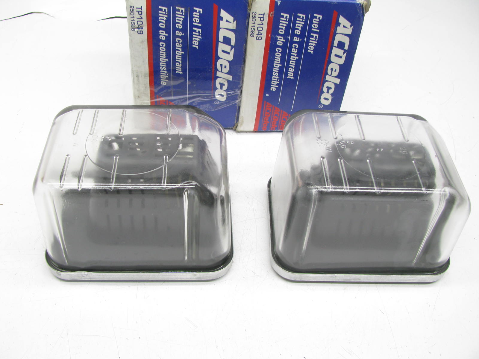 (x2) Acdelco TP1049 Fuel Filter Inline Glass – Spark Surplus Auto Parts