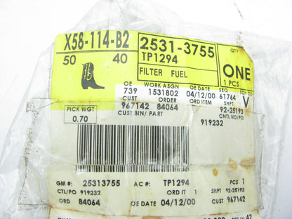 ACDelco TP1294 Diesel Fuel Water Separator Filter Replaces 33472