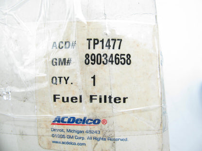 Acdelco TP1477 Fuel Filter - Replaces WIX 33396, Baldwin BF792