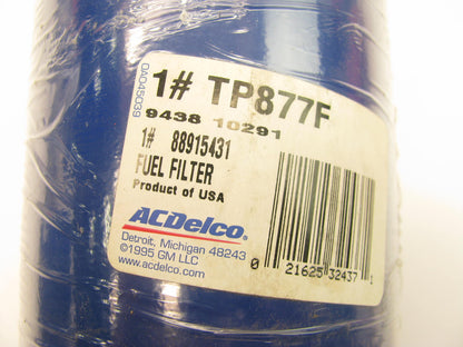 Acdelco TP877F Fuel Filter Replaces 88915431 P1104 33356 F60053 FF984 FF5245