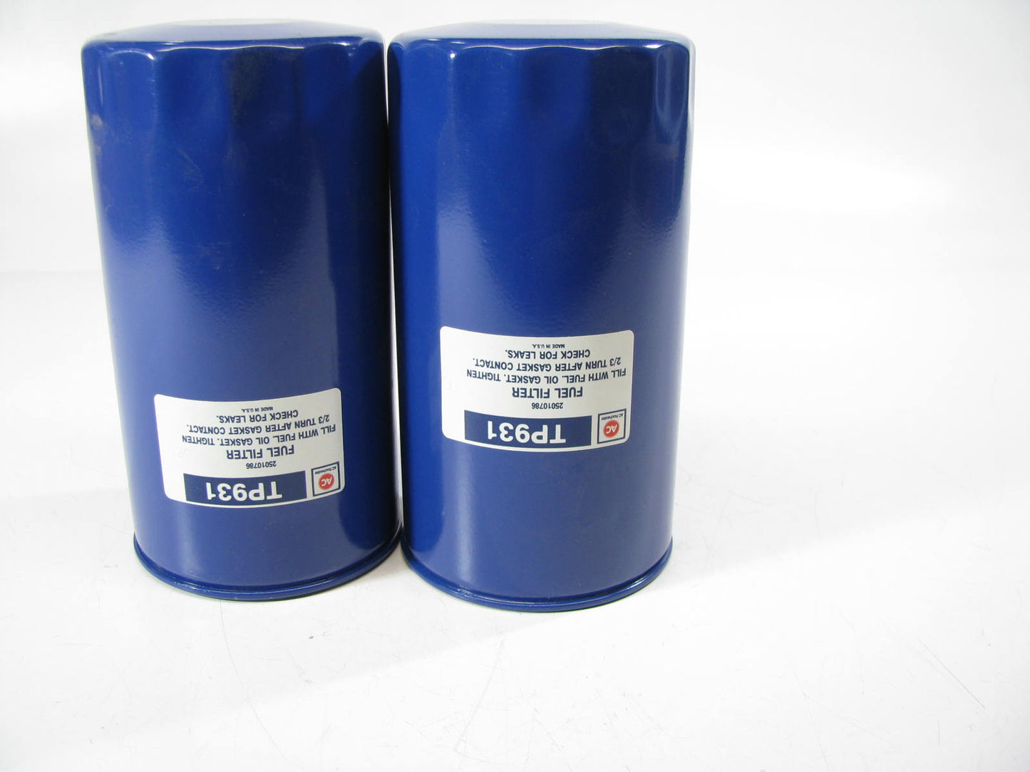 (2) Acdelco TP931 Fuel Filter Replaces 33336 F60046 LFF3530 FF5067 P559275 BF888