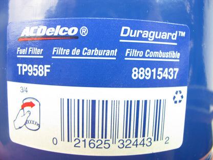 Acdelco TP958F Fuel Filter Replaces P3804 33958 PER388F LFP958F FF845 FF5036