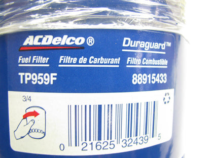 Acdelco TP959F Fuel Filter Replaces P3805 33959 F70389 LFP959F BF7697 FF5616