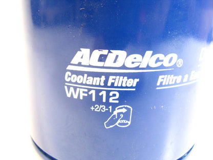 Acdelco WF112 Coolant Filter Replaces 24073 W54454 LK134C WC9 P559242 WF203