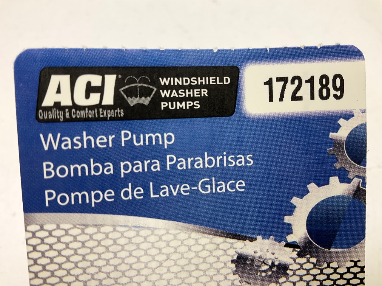 ACI 172189 Windshield Washer Pump