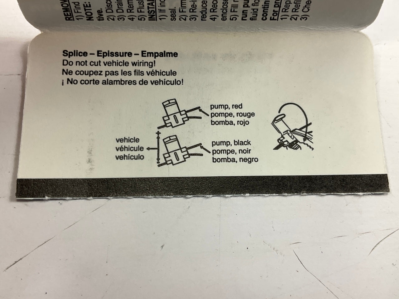 ACI 174165 Windshield Washer Pump