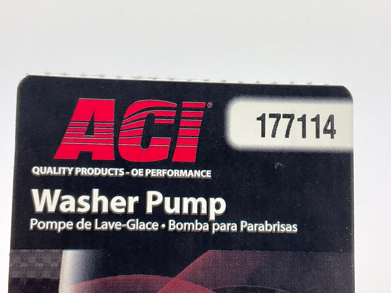 ACI 177114 Windshield Washer Pump